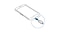 Icon showing how to insert a Samsung charging cable into Samsun Galaxy XCover Pro phone.
