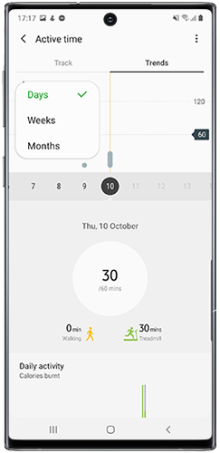 Select timescale