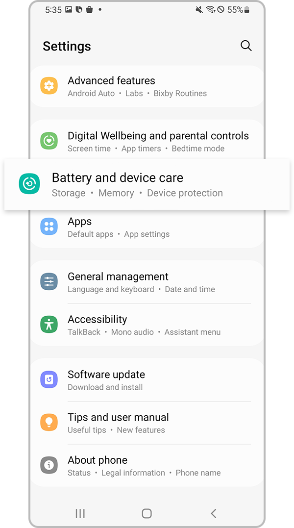 Battery and device care