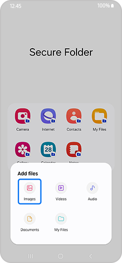 Images option highlighted
