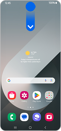 Home screen