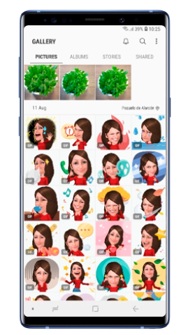 Open Gallery and select an image