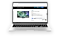 En computer med en skærm, der viser en Samsung produktside