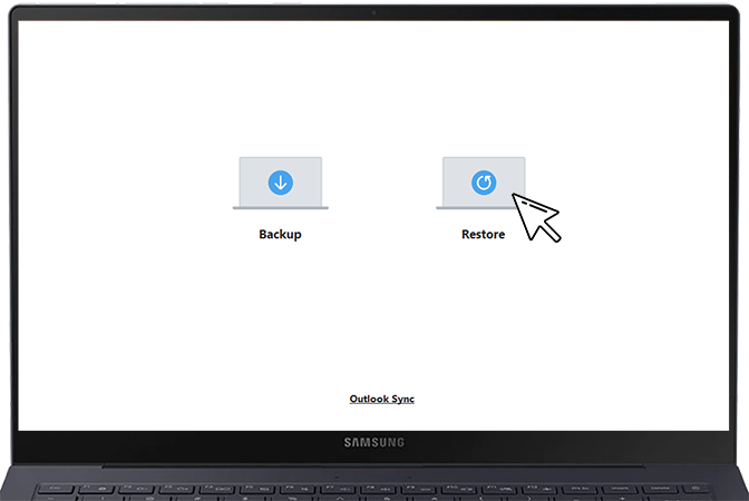 Restore selected in Smart Switch PC