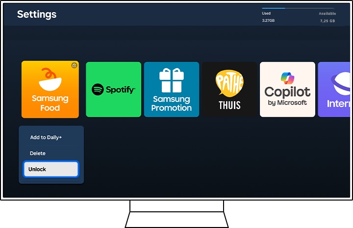 Select Unlock