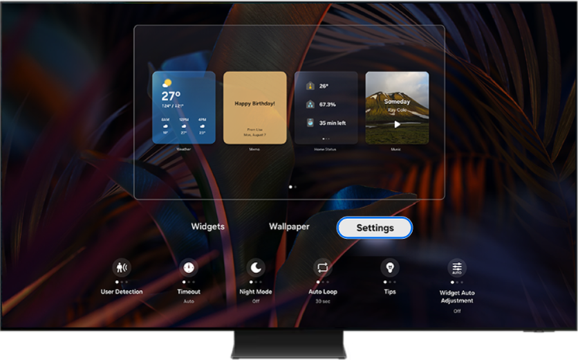 Daily Board interface with Settings button highlighted.