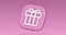 A pink tag with a discount icon appears on a pink gradient background.