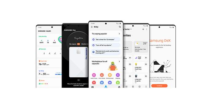 Five different services being run on each device.