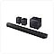 Soundbars with subwoofer and rear speakers