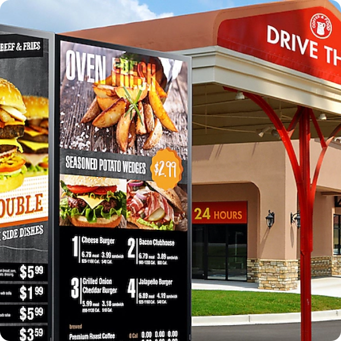 MagicINFO keeps QSRs operational