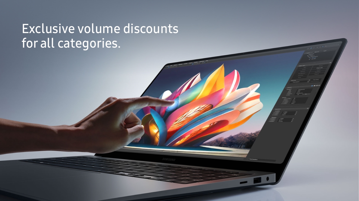 Exclusive volume discounts for all categories