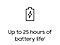 Up to 25 hours of battery life