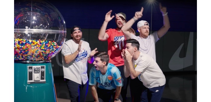 Blindfolded dodgeball