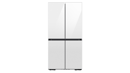 A Bespoke 4-Door Flex™ in White Glass