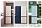 Samsung BESPOKE refrigerators are shown in three different kitchens. The cream colored fridge is in a purple kitchen, the double door BESPOKE fridge (blue on the left and white on the right) is in a white kitchen, and the light blue BESPOKE fridge is in a green kitchen.