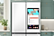 Live TV in progress in modern kitchen on Family Hub smart fridge