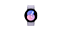 The Galaxy Watch5 facing us with a swirl design on the face