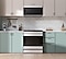 Vented Built-in Range Hood Above a Built-in Stainless Steel Range