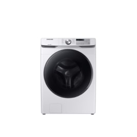 White Samsung front load washer