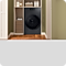 Small Part of Home with a Laundry Section and Washer & Dryer Combo