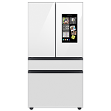 White Custom Panel Refrigerator