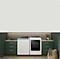 Top load washer and dryer in White