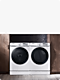 Compact Front Load Washer and Dryer in White