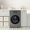 Stainless Steel Laundry Combo Built Into Countertop
