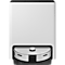 White Robot Vacuum Inside Docking Station