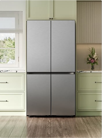 Bespoke AI Custom Panel Stainless Steel Refrigerator