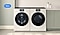 Bespoke AI Ultra Capacity Laundry Set with AI Home and AI OptiWash+ in Ivory
