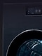 All-in-one washer dryer with stainless steel drum and glass door