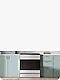 White Induction Oven Range