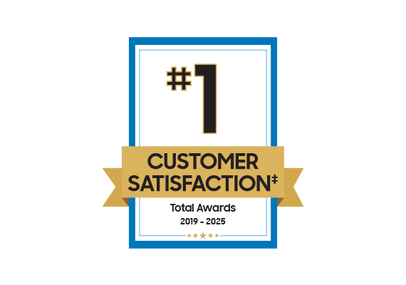 #1 Customer Satisfaction badge