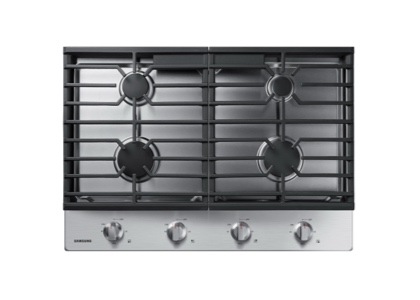 30" Stainless Steel Gas Cooktop with 4 Burners