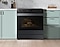 Matte Black Steel Oven Range