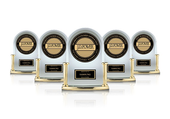 Lineup of 5 2025 J.D. Power awards