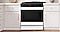 Slide-in Range Among White Cabinets
