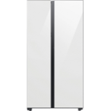 White 2-door Side-by-Side Refrigerator
