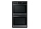 Black Double Wall Oven