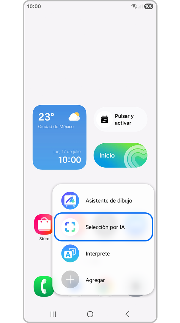 AI Select from Air command