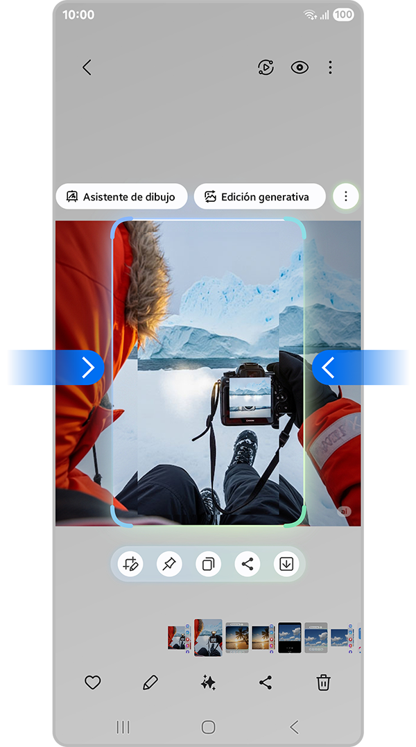 Select area to be set as wallpaper