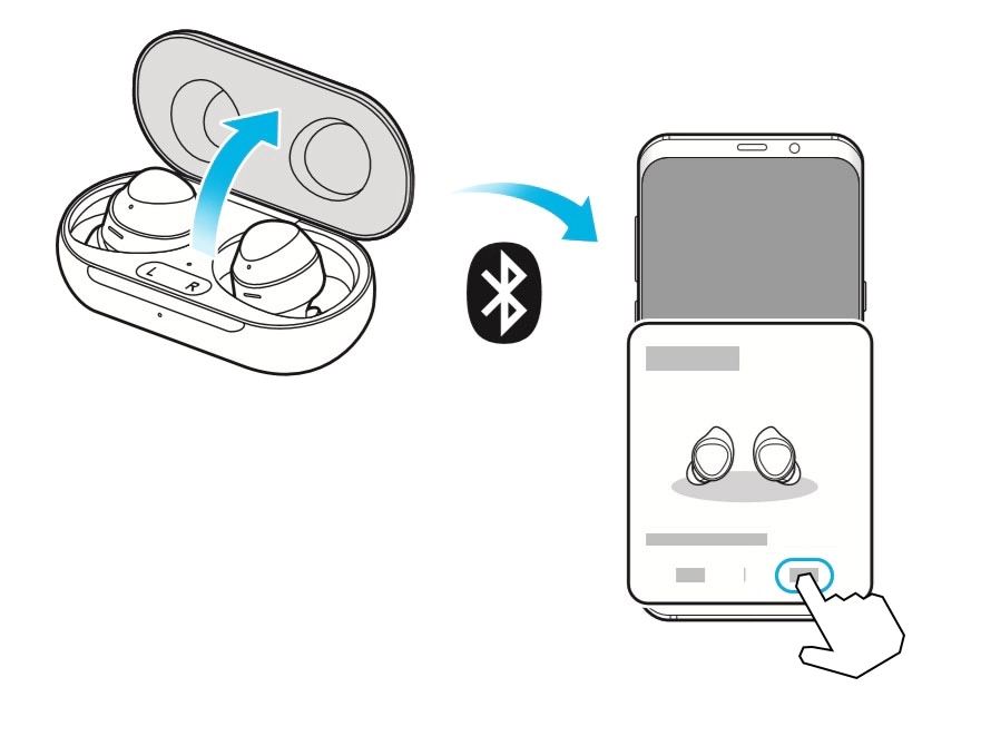 buds connect to phone