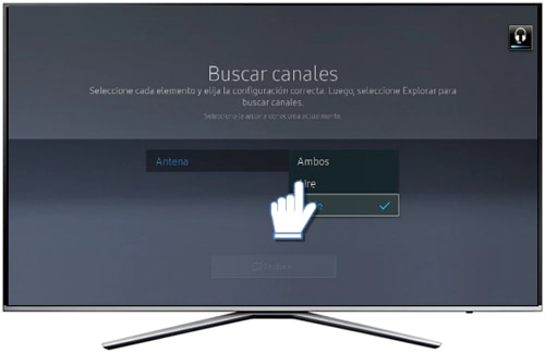 Samsung TV - ¿Cómo sintonizar los canales de la TDT en modelos K?