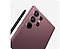 Upper half of Galaxy S22 Ultra seen from the rear with S Pen on the side.