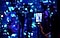 A Galaxy S20's screen which shows two people in a kaleidoscopic room and the Single Take feature being used on the phone
