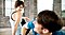 Couple prepares to start yoga at home