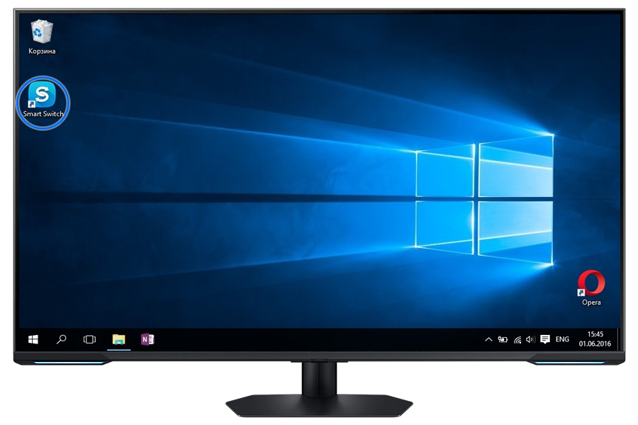 Значок Smart Switch на рабочем столе компьютера