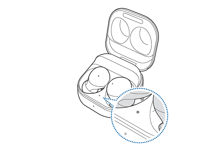 как перевести galaxy buds в режим сопряжения