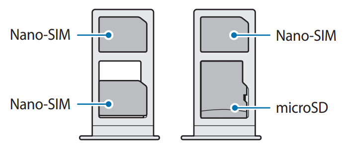 Лоток Dual SIM